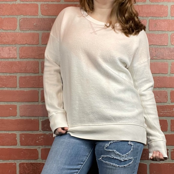 American Eagle AE Soft and Cozy Pink Tie Dye Pullover Crewneck Sweater M - Picture 2 of 13